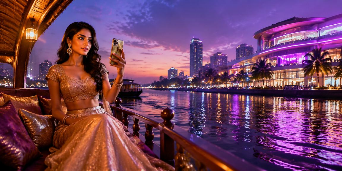 User registering on mobile device in Kerala backdrop